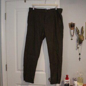 Brown Taper Pants XL